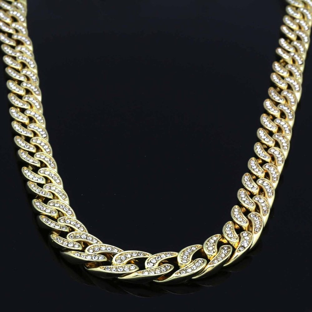 14k Gold 11mm 30" Cuban Chain - Picture 3 of 7